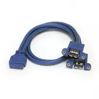 StarTech USB zew. - USB wew., Mėlyna (USB3SPNLAFHD)