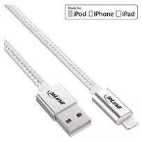 InLine Lightning USB laidas, sidabrinis/aliuminis, 1 m MFi sertifikuotas