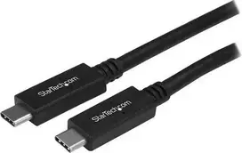 USB kabelis StarTech USB-C - USB-C 0,5 m Juodas (USB31CC50CM)