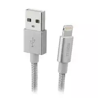 USB-žaibo kabelis SBS MFI C-89 1m sidabrine danga