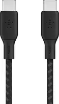 BELKIN BRAIDED USB-C/USB-C/KABELIS PALAIKIA GREITĄ ĮKROVIMĄ