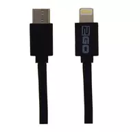 USB kabelis 2GO USB-A - Žaibas 1 m Juodas (795848)