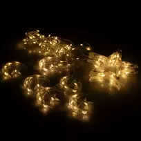 Šviesos diodų užuolaida Springos 138 LED žvaigždės