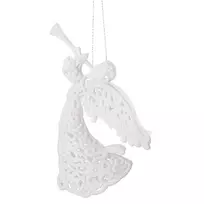 Kalėdinė dekoracija baltas angelėlis Springos 16,5 cm