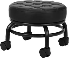 Activeshop Kojų atrama - pedikiūro taburetė 28cm Juodas