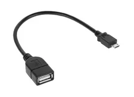 Cabletech USB kabelio lizdas A - mikro USB kištukas 20 cm