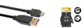 Duomenų kabelis Stagg USB-A/m - micro USB-A/m 3m