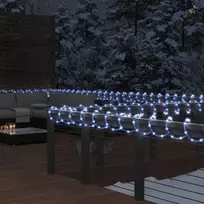 LED juosta su 240 šaltos baltos spalvos LED, 10m, PVC