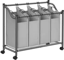 Songmics skalbinių krepšys 4 x 35 L