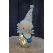 Saska Garden Sniego žmogaus figūrėlė LED 7x6x16 cm