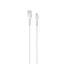 USB laidas Devia Kintone Lightning 1.0m baltas 5V 2.1A