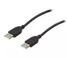 Goobay Kabelis USB type A kištukas - USB type A kištukas, USB 2.0, 1.8 m, Juoda