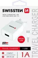 Swissten 1x USB-A 1 A įkroviklis (22061000)