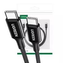 Ugreen US557 USB-C į USB-C laidas, 100 W, 5A (juodas)
