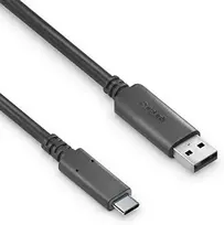 PureLink USB-C į USB-A laidas – USB 3.2 Gen2x1, 3A, 10Gbps – PureInstall 1,0m