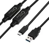 „MicroConnect“ USB3.0 A–USB-C Gen1 kabelis – 10 m kabelis, 5Gbit/s