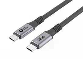 USB kabelis MicroConnect USB-C - USB-C 1 m juodas (USB3.2CC01)