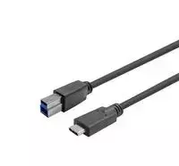 Kabelis USB VivoLink USB-C - USB-B 15 m Juodas (PROUSBCBMM15)
