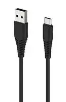 Kabelis USB 2GO USB-B - USB-C 1 m Juodas (797281)