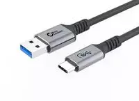 Kabelis USB MicroConnect USB-C - USB-A 1 m Juodas (USB3.2AC1)