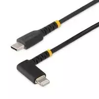 USB kabelis StarTech USB-C - Žaibas 1 m Juodas (RUSB2CLTM1MR)