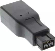 InLine Fejerverkai 9-pin - Fejerverkai 6-pin, 3m, Juodas (36903)