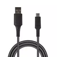Kabelis USB 2GO USB-B - USB-C 1 m Juodas (795822)