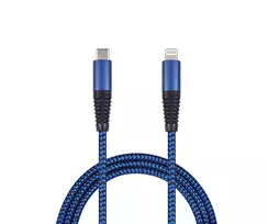USB kabelis 2GO USB- C - Žaibas 1 m mėlyna (797196)