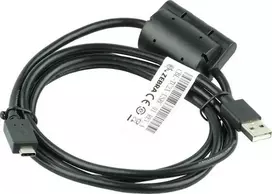 Kabelis USB Zebra USB-A - USB-C Juodas (CBL-TC2X-USBC-01)