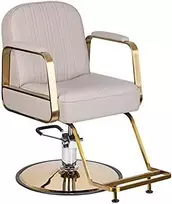 Activeshop Kirpyklos kėdė HAIR SYSTEM KIRPYMO KĖDĖ ACRI BIEGE GOLD