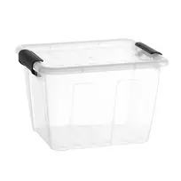 Plastikinė dėžė su fiksuojamu dangčiu Plast Team 3L Home Box