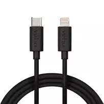 USB kabelis Veho Lightning - USB-C 1 m, juodas (VCL-005-MFI-C-1M)