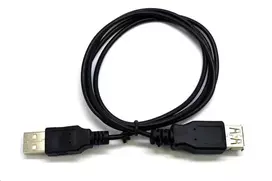 C-Tech USB kabelis USB-A – USB-A 3 m juodas (CB-USB2AA-3-B)