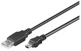 Premiumcord USB A-B mini cable, 5 pins, 1m