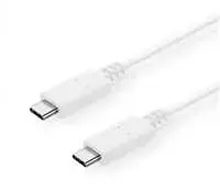 C-Tech C-TECH USB laidas USB 3.2 laidas, C tipo (CM/CM), PD 100W, 20Gbps, 2m, baltas