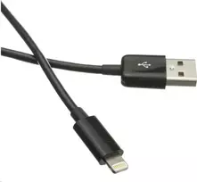 USB kabelis C-Tech USB-A - Žaibas 1 m Juodas (BB- APL- 10B)
