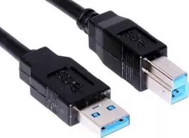 PremiumCord USB-A – USB-B USB laidas 5 m juodas (ku3ab5bk)