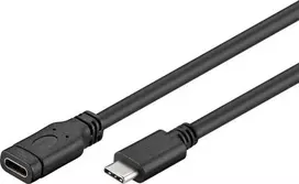 PREMIUMCORD USB-C ilgintuvas (1 kartos USB 3.1), C/M - C/F, 2m