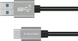 USB kabelis - USB tipas C 10Gbps 1 m Kruger & Matz Basic