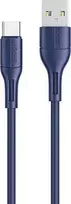 USAMS Kabelis U68 USB-C 2A Fast Charge 1m mėlynos spalvos SJ501USB03 (US-SJ501)