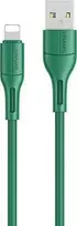 USAMS U68 Lightning 2A greitojo įkrovimo laidas 1m žalias SJ500USB04 (US-SJ500)