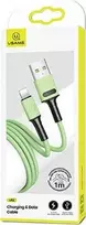 USAMS U52 Lightning 2A greitojo įkrovimo laidas 1m žalias SJ434USB02 (US-SJ434)