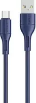 USAMS U68 microUSB 2A greito įkrovimo 1m mėlynas SJ502USB03 (US-SJ502)