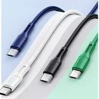 USAMS U68 microUSB 2A greito įkrovimo laidas 1m baltos spalvos SJ502USB02 (US-SJ502)