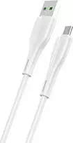 USAMS CABLE U38 MICROUSB 4A GREITAS ĮKROVIMAS OPPO 1M Baltas