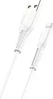 USAMS U35 Lightning kabelis 2A greito įkrovimo 1m baltas SJ364USB02 (US-SJ364)