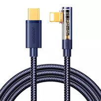 USB-C žaibo kampo kabelis 20 W 1.2 m Joyroom S-CL020A6 (mėlyna)