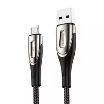 Micro USB 3A greito įkrovimo laidas 1.2 m Joyroom S-M411 (juodas)