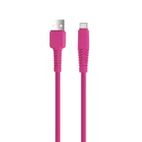 TelForceone Setty kabelis USB - USB-C 1,5 m 2A KSA-C-1.526 rožinis