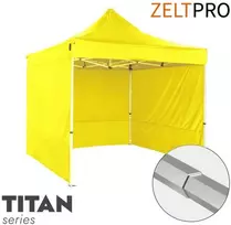 Prekybinė Palapinė 3x3 Geltona Zeltpro TITAN